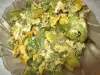Жареный деревенский перец с яйцами
