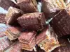 Домашние шоколадные вафельные пирожные