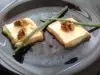 Брынза с медом и грецкими орехами в духовке
