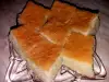 Пышный пирог ревани с пропиткой