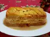 Пирог с яблоками и печеньем Дамские пальчики
