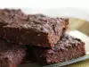 Диетический пирог с арахисовой пастой и бананами