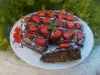 Пирог с клубникой без сахара и муки
