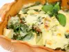 Шпинат с картофелем в духовке