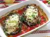 Баклажаны, фаршированные курицей и овощами