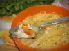 Куриный суп с овощами и сливками