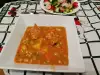 Свинина с горошком и картофелем