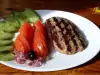 Вкусная котлета по-татарски с гарниром
