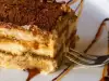 Пирог с печеньем Дамские пальчики, ванильным кремом и карамелью