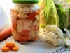 Быстрое соленье с цветной капустой