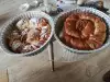 Скрученная сладкая баница в сиропе