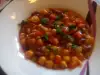 Рагу из нута с красной фасолью