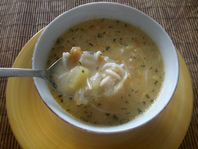 Суп из кабачков и картошки