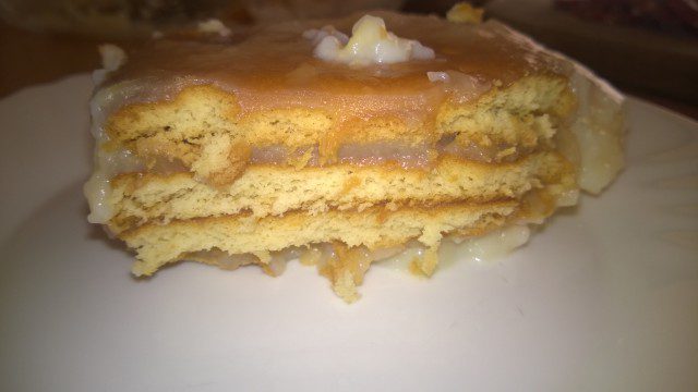 Торт Завтрак из печенья
