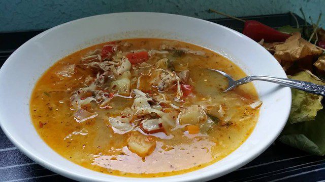 Невероятно вкусный быстрый суп из капусты