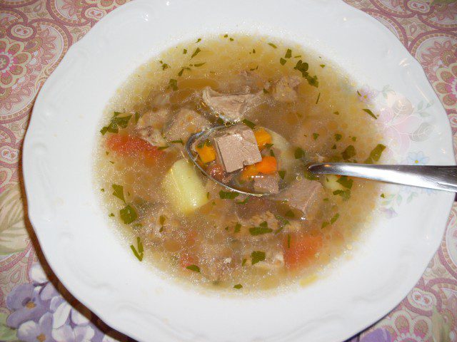 Вкусный суп из телятины