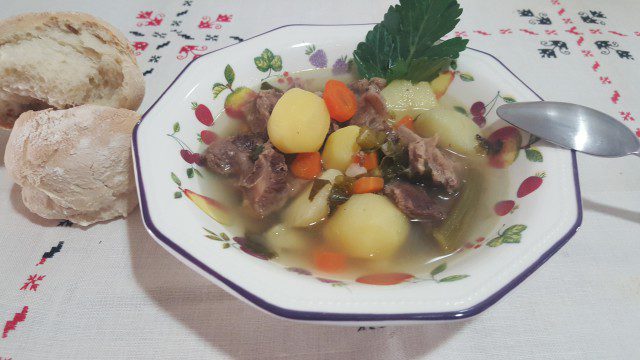 Телешко варено - болгарский суп из телятины