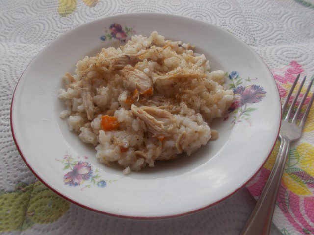 Рис с курицей
