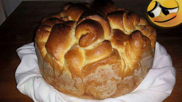 Памук погача - очень пышный болгарский домашний хлеб