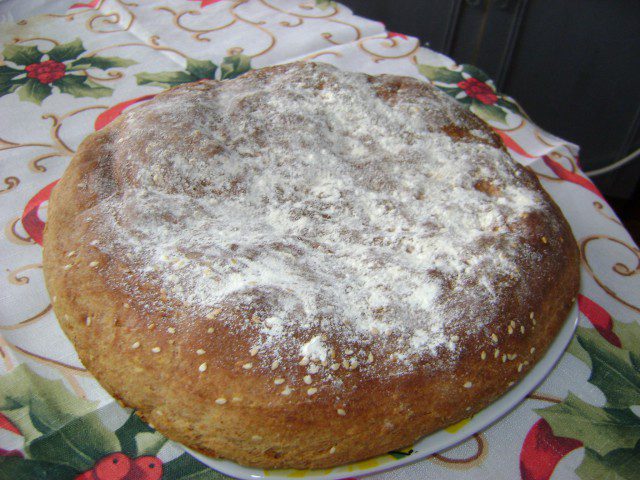 Вкусный хлеб из полбы и ржаной муки