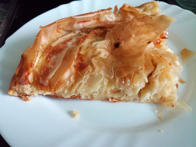 Быстрая скрученная баница