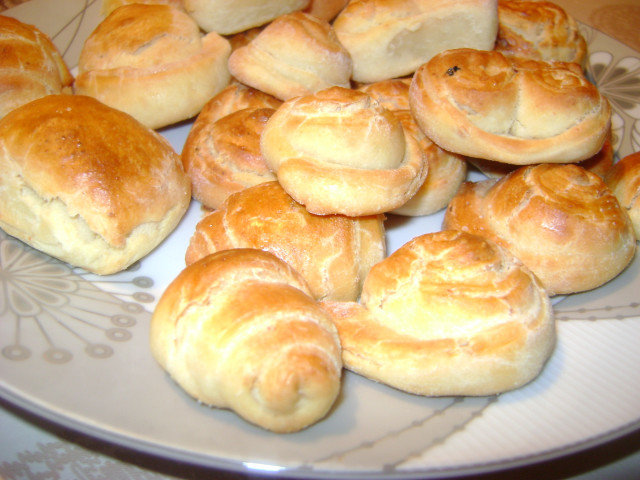 Соленые улитки с творогом