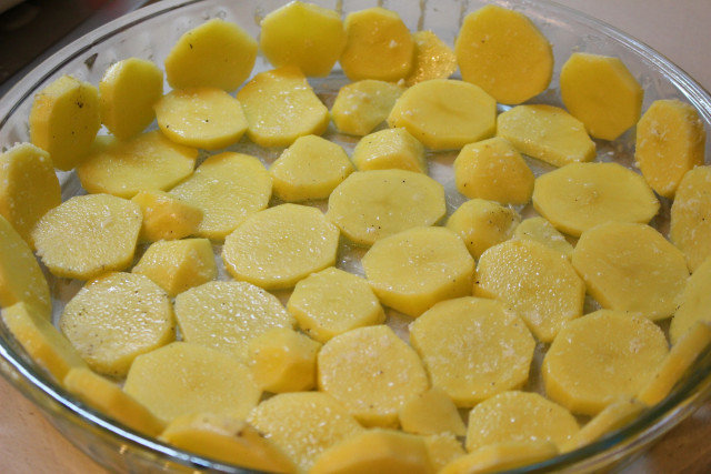 Омлет с картофелем в духовке