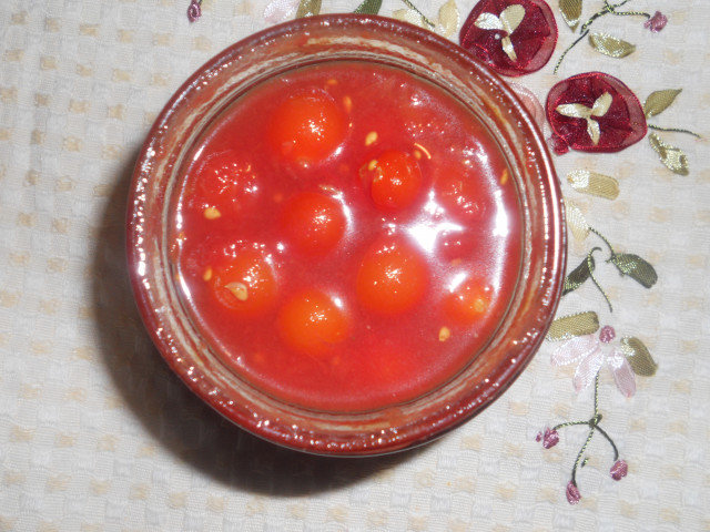 Консервированные помидоры черри