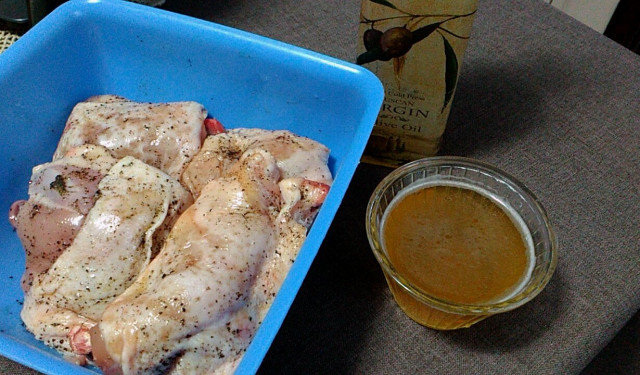 Куриные ножки с пивом и медом в духовке