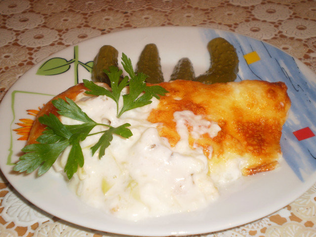 Вкуснейшее куриное фрикасе в духовке