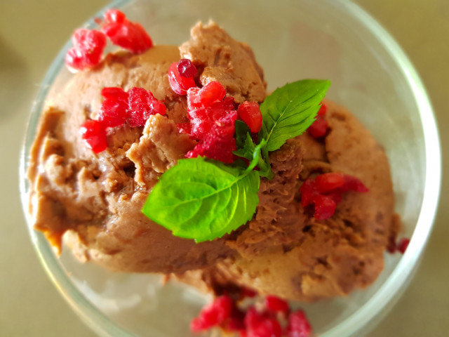 Шоколадное мороженое с сыром Маскарпоне