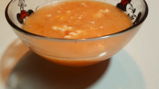 Томатный суп с брынзой для малыша