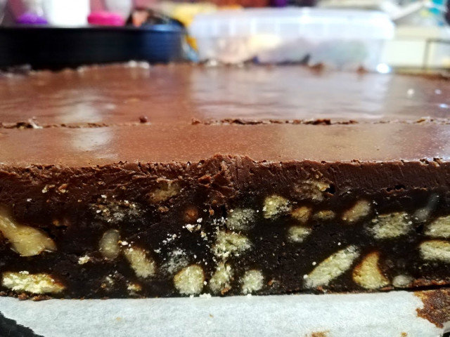 Шоколадный торт из печенья Люкс