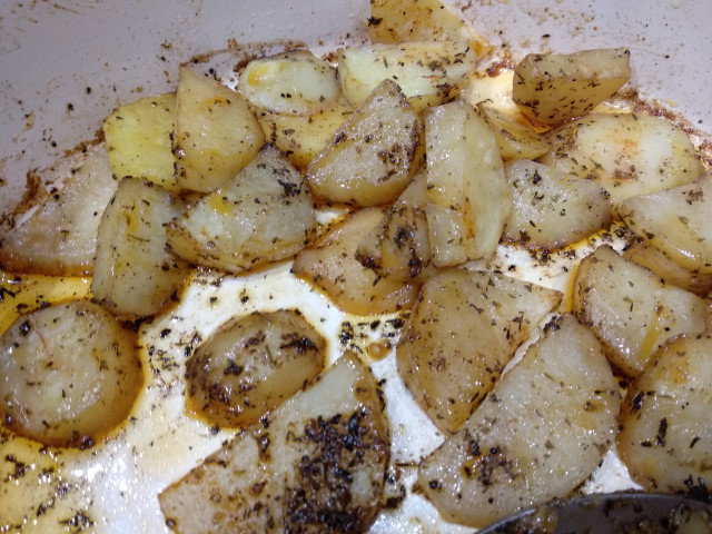 Легкий хрустящий запеченный картофель