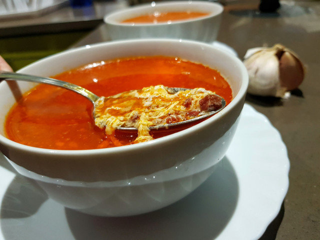 Чесночный суп от простуды