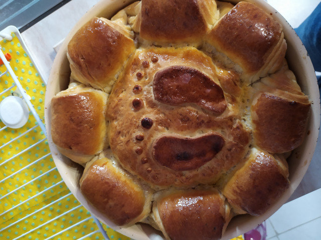 Сладкий хлеб к проштыпулнику - болгарскому празднику первых шагов малыша