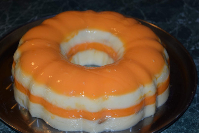 Торт из печенья с апельсиновым соком