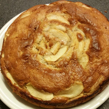 Яблочный пирог с маскарпоне