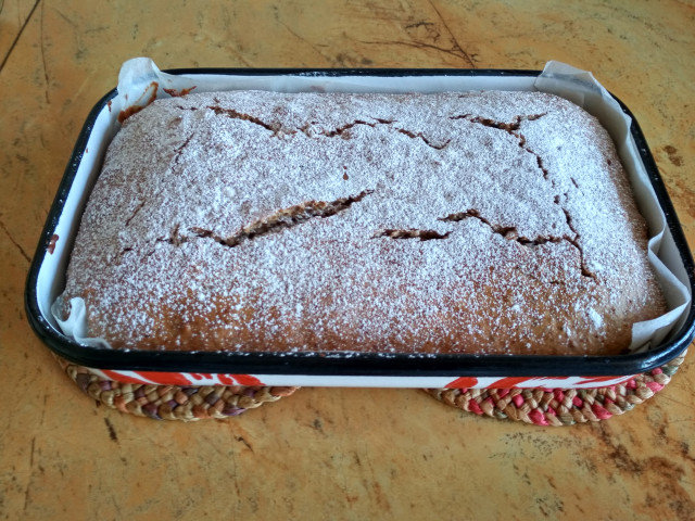 Постный пирог с вареньем по рецепту бабушки