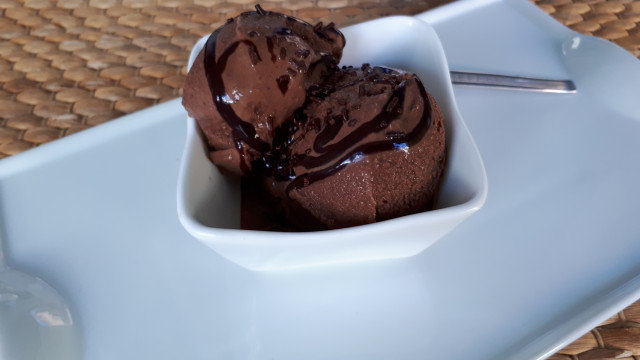 Шоколадное мороженое без мороженицы