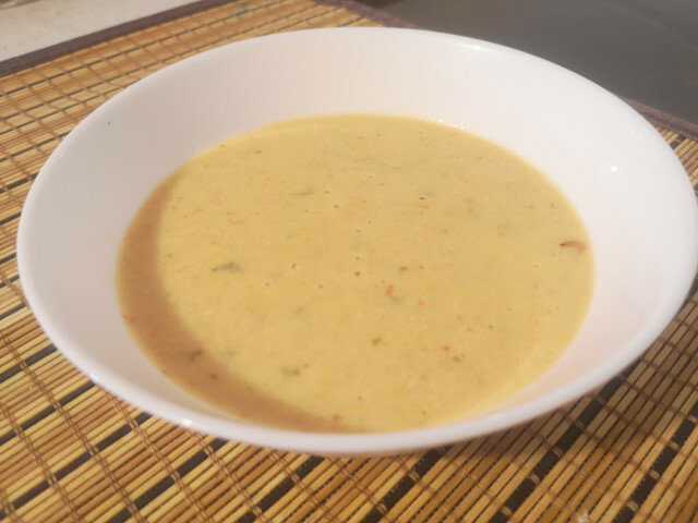 Крем-суп из кабачков и сельдерея