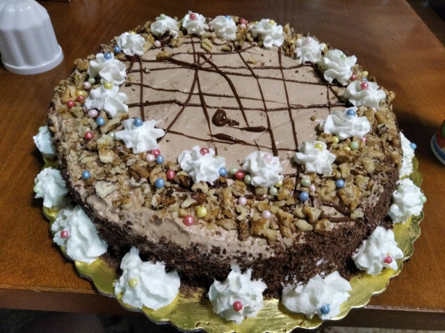 Быстрый шоколадный торт Бэйлис с готовыми коржами