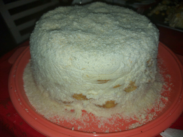 Торт из печенья Рафаэлло