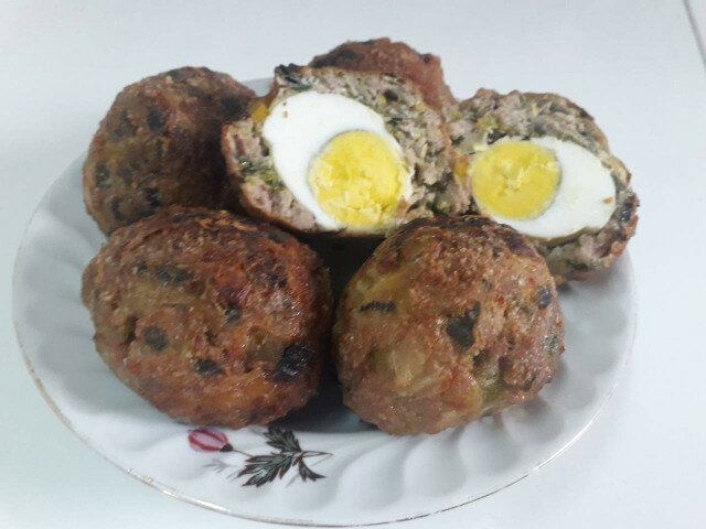 Яйца по-шотландски в духовке