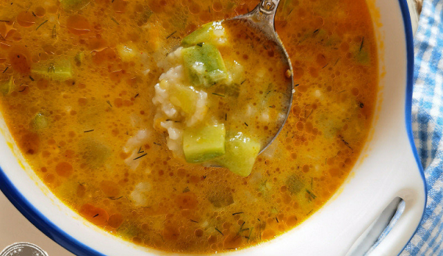 Самый вкусный суп из кабачков