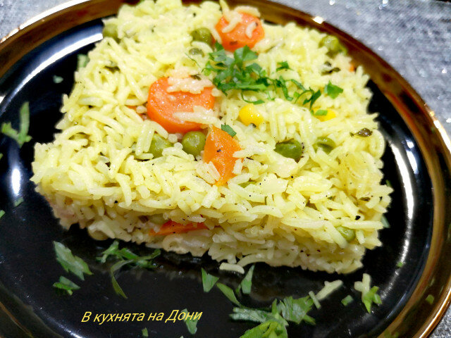 Рис басмати с овощами