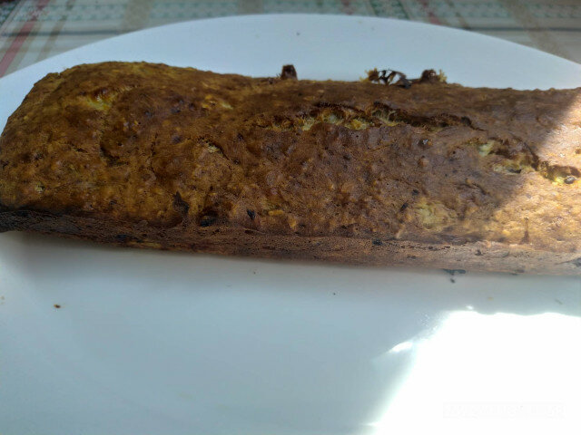 Банановый хлеб с овсяными хлопьями