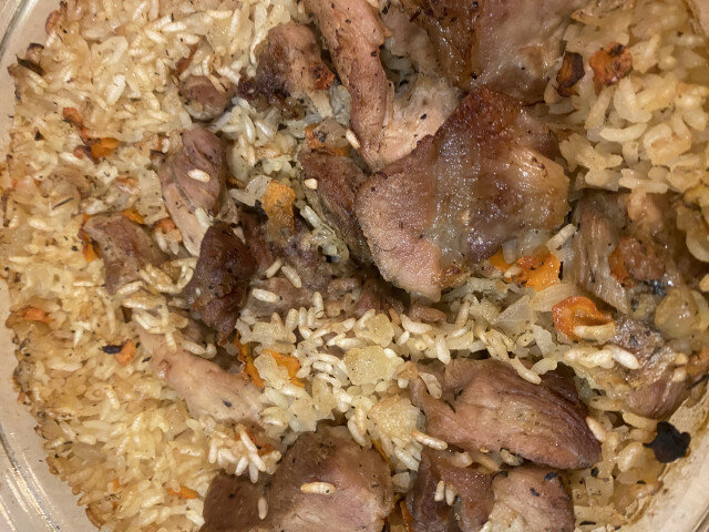 Самая вкусная свинина с рисом