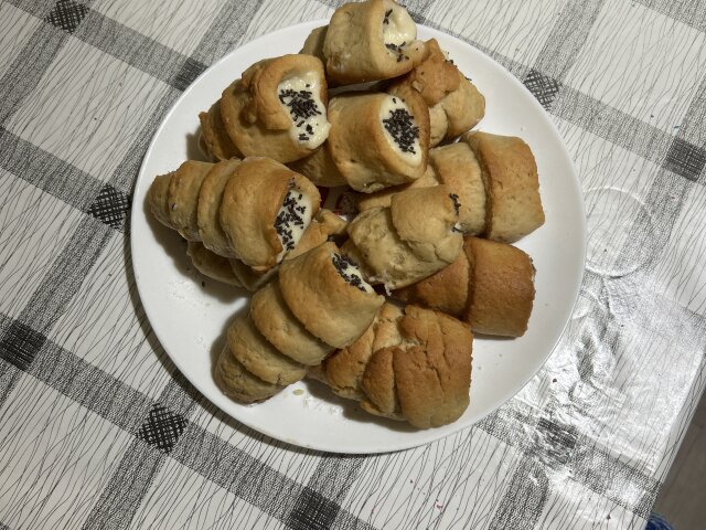 Тесто для слоеных трубочек